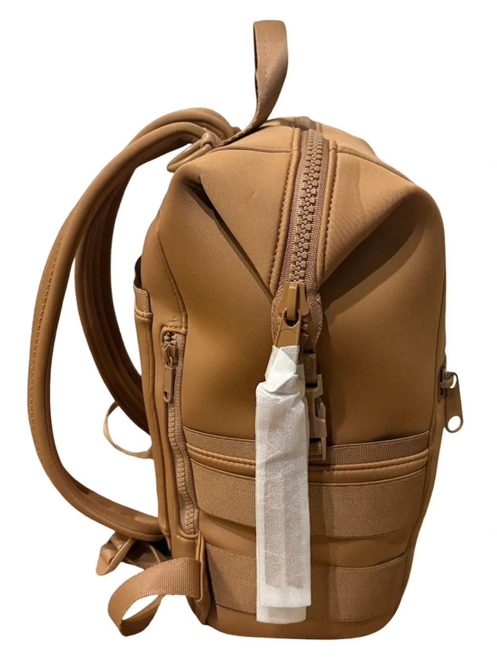 Dagne Dover Indi Neoprene Diaper Backpack Large Camel Brown
